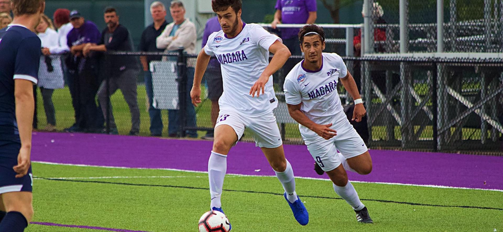 Federico Cugge, gol e vittoria con Niagara University