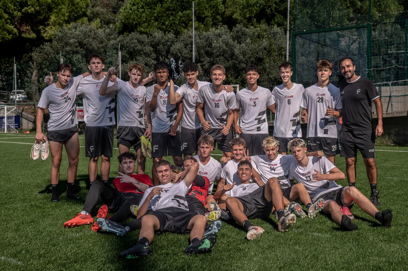 Il gruppo YWC Future a Genova, atleti americani e italiani