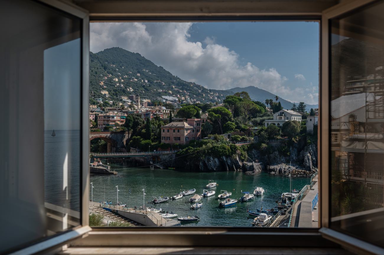 Vista sul mare a Genova