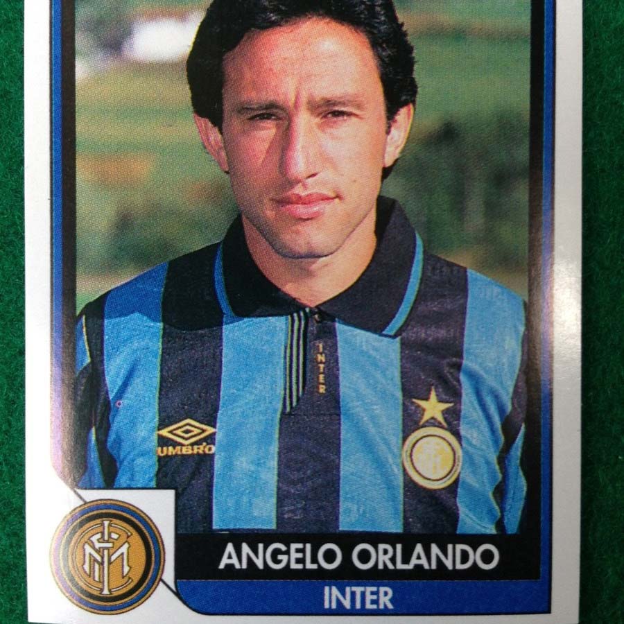 Angelo Orlando con la maglia dell'Inter