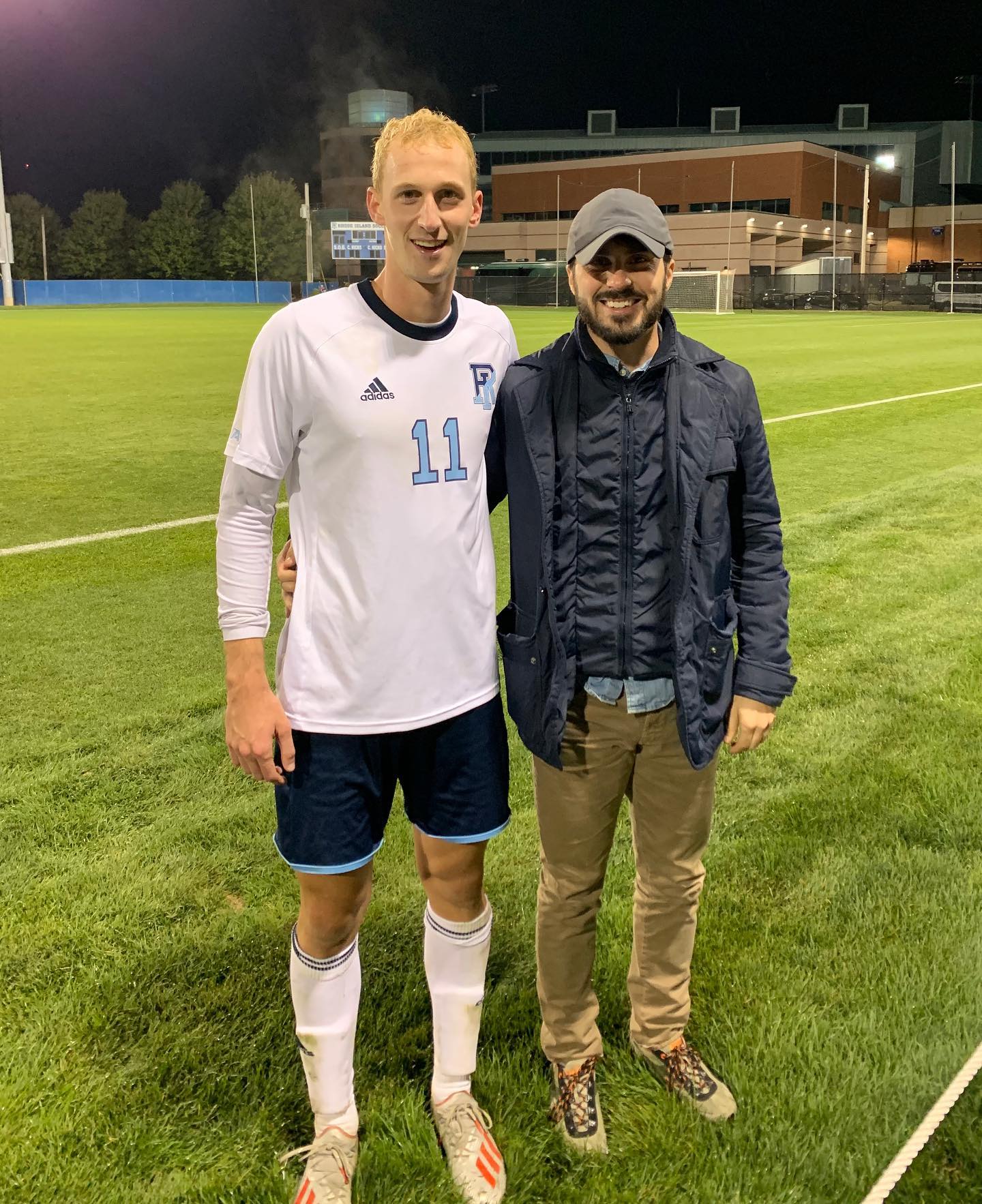Filippo Tamburini con Nicolò Baudo alla University of Rhode Island